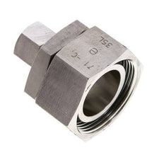 12L & 35L Stainless Steel Straight Cutting Fitting with Swivel 160 bar FKM O-ring Sealing Cone ISO 8434-1