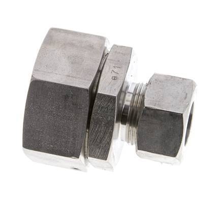 18L & 35L Stainless Steel Straight Cutting Fitting with Swivel 160 bar FKM O-ring Sealing Cone ISO 8434-1