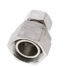 22L & 35L Stainless Steel Straight Cutting Fitting with Swivel 160 bar FKM O-ring Sealing Cone ISO 8434-1