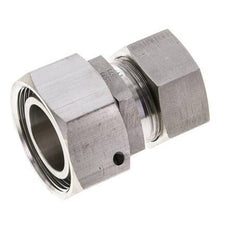 28L & 35L Stainless Steel Straight Cutting Fitting with Swivel 160 bar FKM O-ring Sealing Cone ISO 8434-1