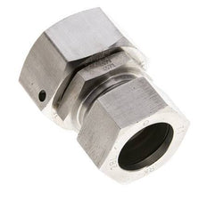 28L & 35L Stainless Steel Straight Cutting Fitting with Swivel 160 bar FKM O-ring Sealing Cone ISO 8434-1