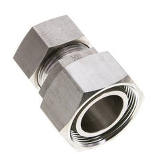 28L & 35L Stainless Steel Straight Cutting Fitting with Swivel 160 bar FKM O-ring Sealing Cone ISO 8434-1