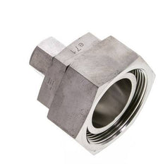 12L & 42L Stainless Steel Straight Cutting Fitting with Swivel 160 bar FKM O-ring Sealing Cone ISO 8434-1