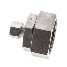 12L & 42L Stainless Steel Straight Cutting Fitting with Swivel 160 bar FKM O-ring Sealing Cone ISO 8434-1