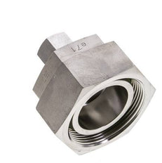 12L & 42L Stainless Steel Straight Cutting Fitting with Swivel 160 bar FKM O-ring Sealing Cone ISO 8434-1