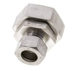 22L & 42L Stainless Steel Straight Cutting Fitting with Swivel 160 bar FKM O-ring Sealing Cone ISO 8434-1