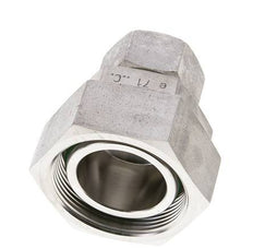 22L & 42L Stainless Steel Straight Cutting Fitting with Swivel 160 bar FKM O-ring Sealing Cone ISO 8434-1