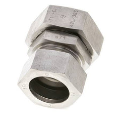 35L & 42L Stainless Steel Straight Cutting Fitting with Swivel 160 bar FKM O-ring Sealing Cone ISO 8434-1