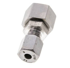 6S & 12S Stainless Steel Straight Cutting Fitting with Swivel 630 bar FKM O-ring Sealing Cone ISO 8434-1