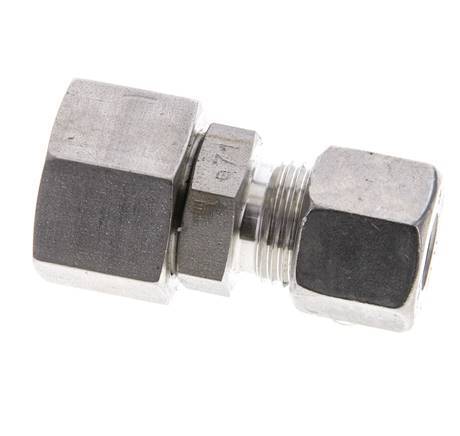 10S & 14S Stainless Steel Straight Cutting Fitting with Swivel 630 bar FKM O-ring Sealing Cone ISO 8434-1