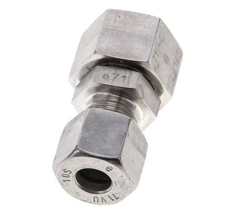 10S & 14S Stainless Steel Straight Cutting Fitting with Swivel 630 bar FKM O-ring Sealing Cone ISO 8434-1