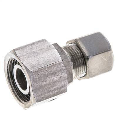 14S & 20S Stainless Steel Straight Cutting Fitting with Swivel 400 bar FKM O-ring Sealing Cone ISO 8434-1
