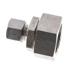 12S & 25S Stainless Steel Straight Cutting Fitting with Swivel 400 bar FKM O-ring Sealing Cone ISO 8434-1