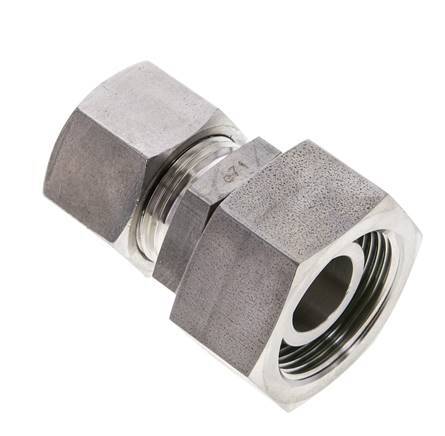 20S & 25S Stainless Steel Straight Cutting Fitting with Swivel 400 bar FKM O-ring Sealing Cone ISO 8434-1