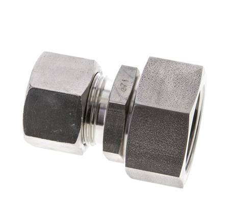 20S & 25S Stainless Steel Straight Cutting Fitting with Swivel 400 bar FKM O-ring Sealing Cone ISO 8434-1