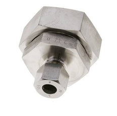 12S & 38S Stainless Steel Straight Cutting Fitting with Swivel 315 bar FKM O-ring Sealing Cone ISO 8434-1