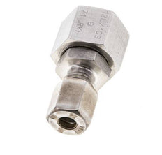 6L & 12L Stainless Steel Straight Compression Fitting with Swivel 315 bar FKM O-ring Sealing Cone ISO 8434-1