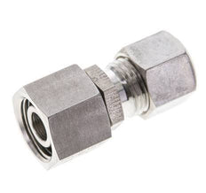 10L & 12L Stainless Steel Straight Compression Fitting with Swivel 315 bar FKM O-ring Sealing Cone ISO 8434-1
