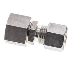 10L & 12L Stainless Steel Straight Compression Fitting with Swivel 315 bar FKM O-ring Sealing Cone ISO 8434-1