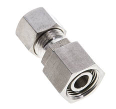 10L & 12L Stainless Steel Straight Compression Fitting with Swivel 315 bar FKM O-ring Sealing Cone ISO 8434-1