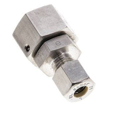 8L & 15L Stainless Steel Straight Compression Fitting with Swivel 315 bar FKM O-ring Sealing Cone ISO 8434-1