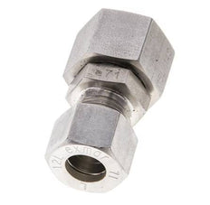 12L & 15L Stainless Steel Straight Compression Fitting with Swivel 315 bar FKM O-ring Sealing Cone ISO 8434-1