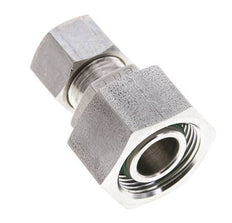 12L & 18L Stainless Steel Straight Compression Fitting with Swivel 315 bar FKM O-ring Sealing Cone ISO 8434-1