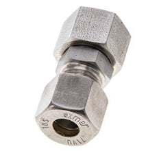 10S & 12S Stainless Steel Straight Compression Fitting with Swivel 400 bar FKM O-ring Sealing Cone ISO 8434-1