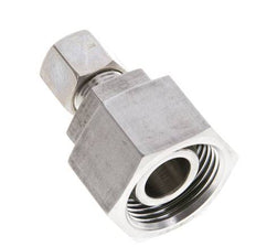 8S & 20S Stainless Steel Straight Compression Fitting with Swivel 250 bar FKM O-ring Sealing Cone ISO 8434-1