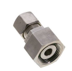 14S & 20S Stainless Steel Straight Compression Fitting with Swivel 250 bar FKM O-ring Sealing Cone ISO 8434-1