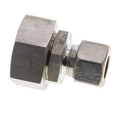 16S & 25S Stainless Steel Straight Compression Fitting with Swivel 250 bar FKM O-ring Sealing Cone ISO 8434-1