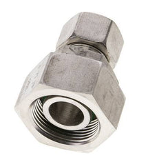 16S & 25S Stainless Steel Straight Compression Fitting with Swivel 250 bar FKM O-ring Sealing Cone ISO 8434-1