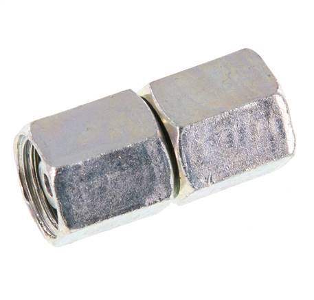 6L Zink plated Steel Straight with Swivel 315 bar NBR O-ring Sealing Cone ISO 8434-1