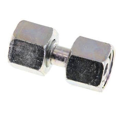 10L Zink plated Steel Straight with Swivel 315 bar NBR O-ring Sealing Cone ISO 8434-1