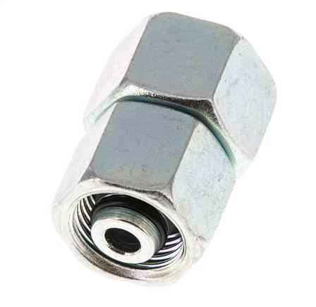 10S & 12S Zink plated Steel Straight with Swivel 630 bar NBR O-ring Sealing Cone ISO 8434-1