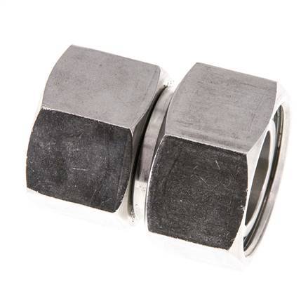 22L & 28L Stainless Steel Straight with Swivel 160 bar FKM O-ring Sealing Cone ISO 8434-1