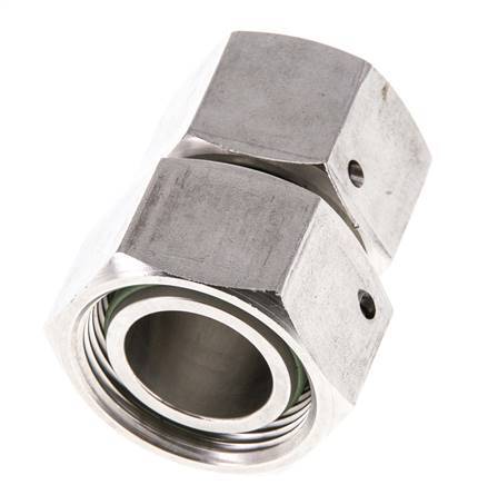 22L & 28L Stainless Steel Straight with Swivel 160 bar FKM O-ring Sealing Cone ISO 8434-1