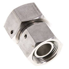 22L & 28L Stainless Steel Straight with Swivel 160 bar FKM O-ring Sealing Cone ISO 8434-1