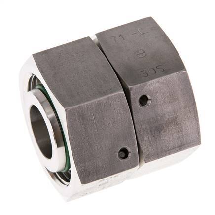 30S Stainless Steel Straight with Swivel 400 bar FKM O-ring Sealing Cone ISO 8434-1