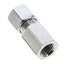 8L & M12x1.5 Zink plated Steel Straight Cutting Fitting with Female Threads 315 bar ISO 8434-1