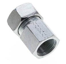 22L & M26x1.5 Zink plated Steel Straight Cutting Fitting with Female Threads 160 bar ISO 8434-1