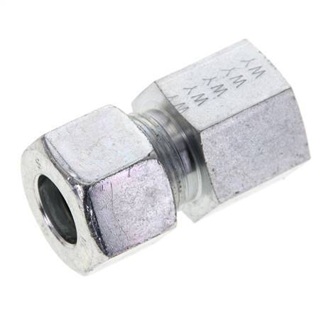 16S & M22x1.5 Zink plated Steel Straight Cutting Fitting with Female Threads 400 bar ISO 8434-1