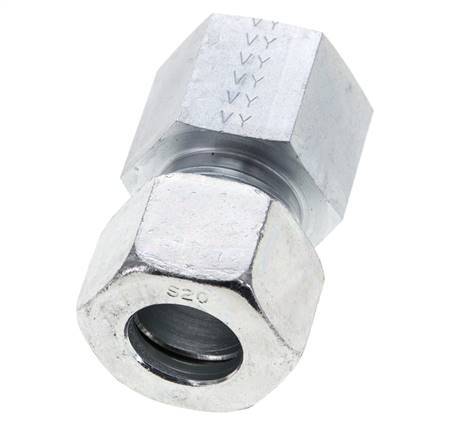 20S & M27x2 Zink plated Steel Straight Cutting Fitting with Female Threads 400 bar ISO 8434-1