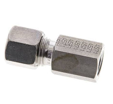 8L & M12x1.5 Stainless Steel Straight Cutting Fitting with Female Threads 315 bar ISO 8434-1