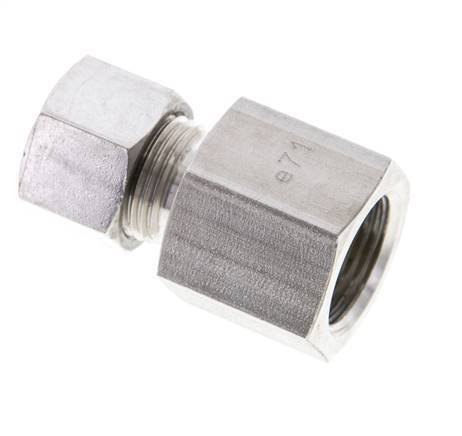 12L & M20x1.5 Stainless Steel Straight Cutting Fitting with Female Threads 315 bar ISO 8434-1