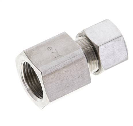 12L & M20x1.5 Stainless Steel Straight Cutting Fitting with Female Threads 315 bar ISO 8434-1