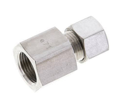 12L & M20x1.5 Stainless Steel Straight Cutting Fitting with Female Threads 315 bar ISO 8434-1