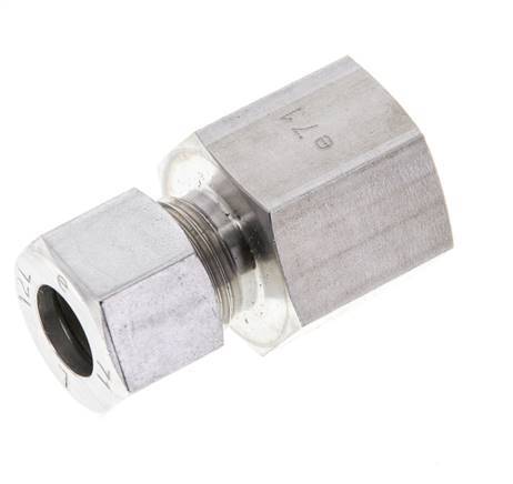 12L & M20x1.5 Stainless Steel Straight Cutting Fitting with Female Threads 315 bar ISO 8434-1