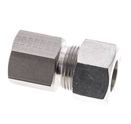 15L & M18x1.5 Stainless Steel Straight Cutting Fitting with Female Threads 315 bar ISO 8434-1