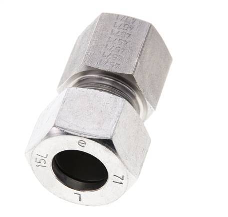 15L & M18x1.5 Stainless Steel Straight Cutting Fitting with Female Threads 315 bar ISO 8434-1